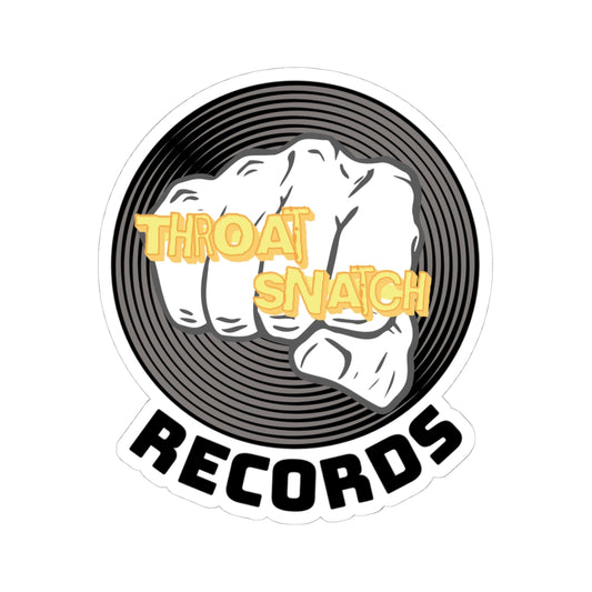 Throat Snatch Records Kiss-Cut Vinyl Sticker