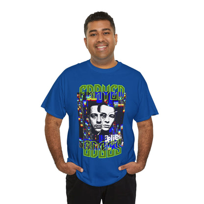 Retro Glitch Faces Tee — "Grown" Graphic Vintage-Inspired T-Shirt