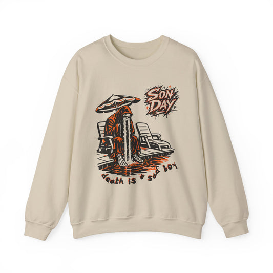 Death is a Sad Boy - Son Day Crew Neck Sweatshirt