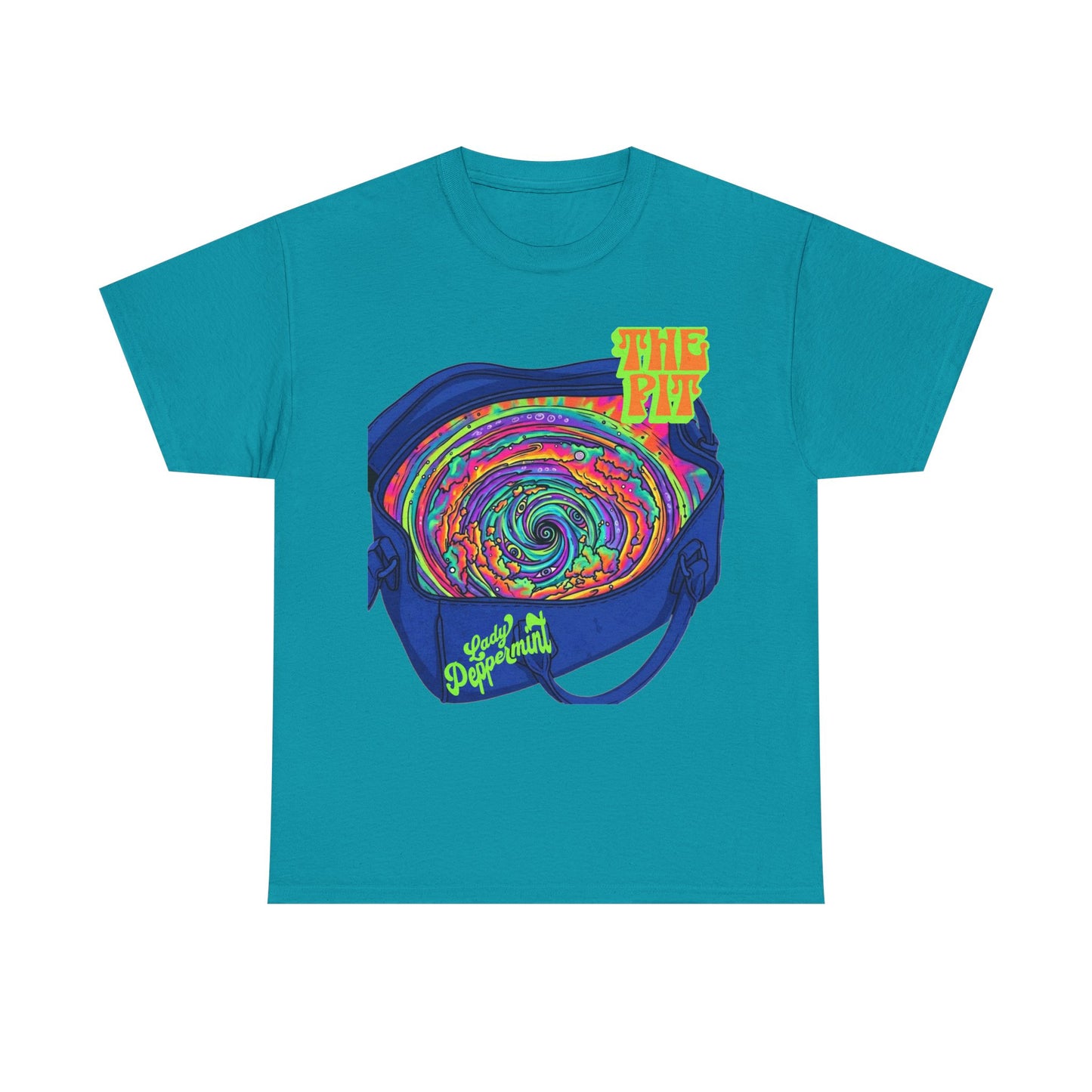 Psychedelic Swirl Concert Tee — "The Pit" Graphic T-Shirt