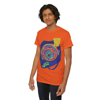 Psychedelic Swirl Concert Tee — "The Pit" Graphic T-Shirt