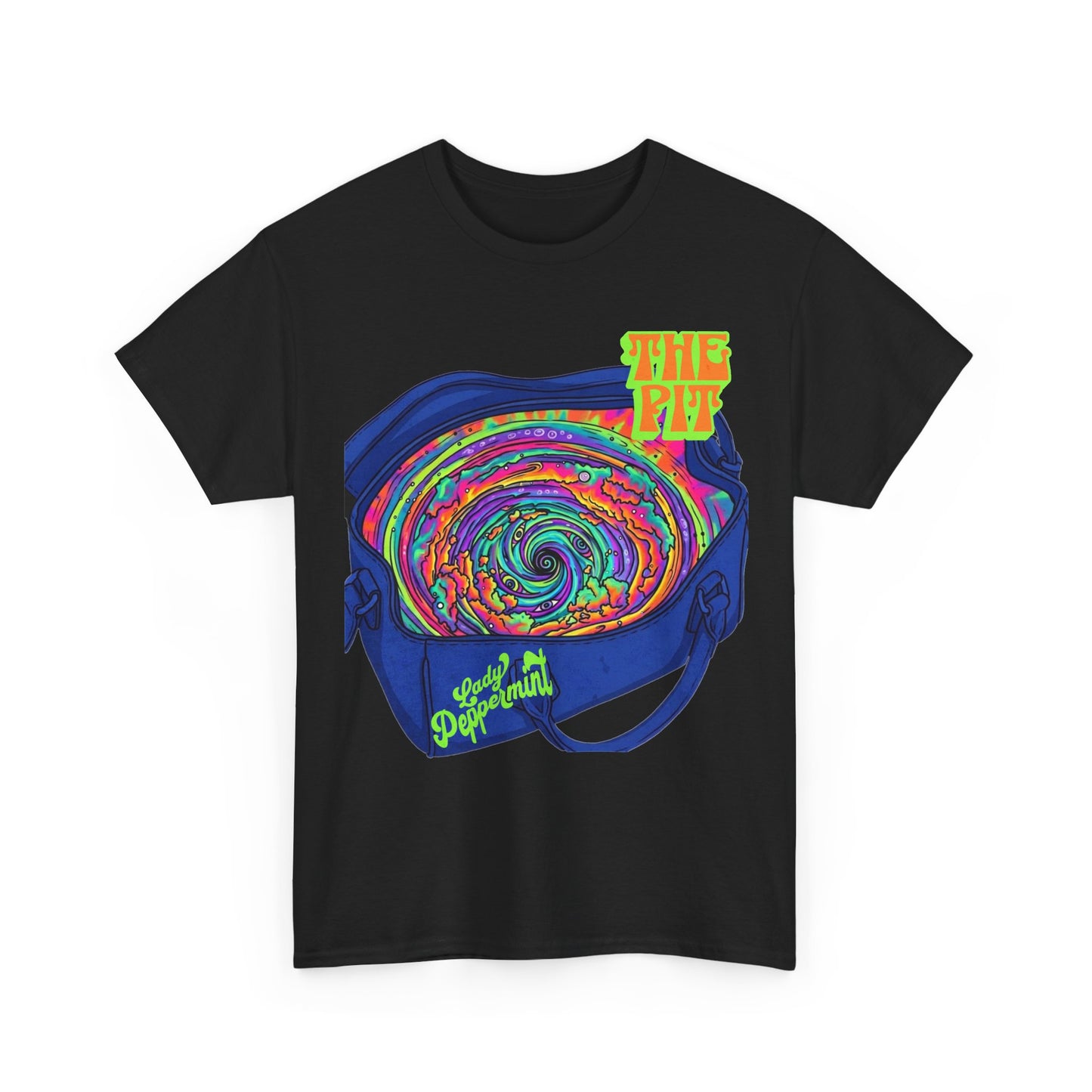 Psychedelic Swirl Concert Tee — "The Pit" Graphic T-Shirt