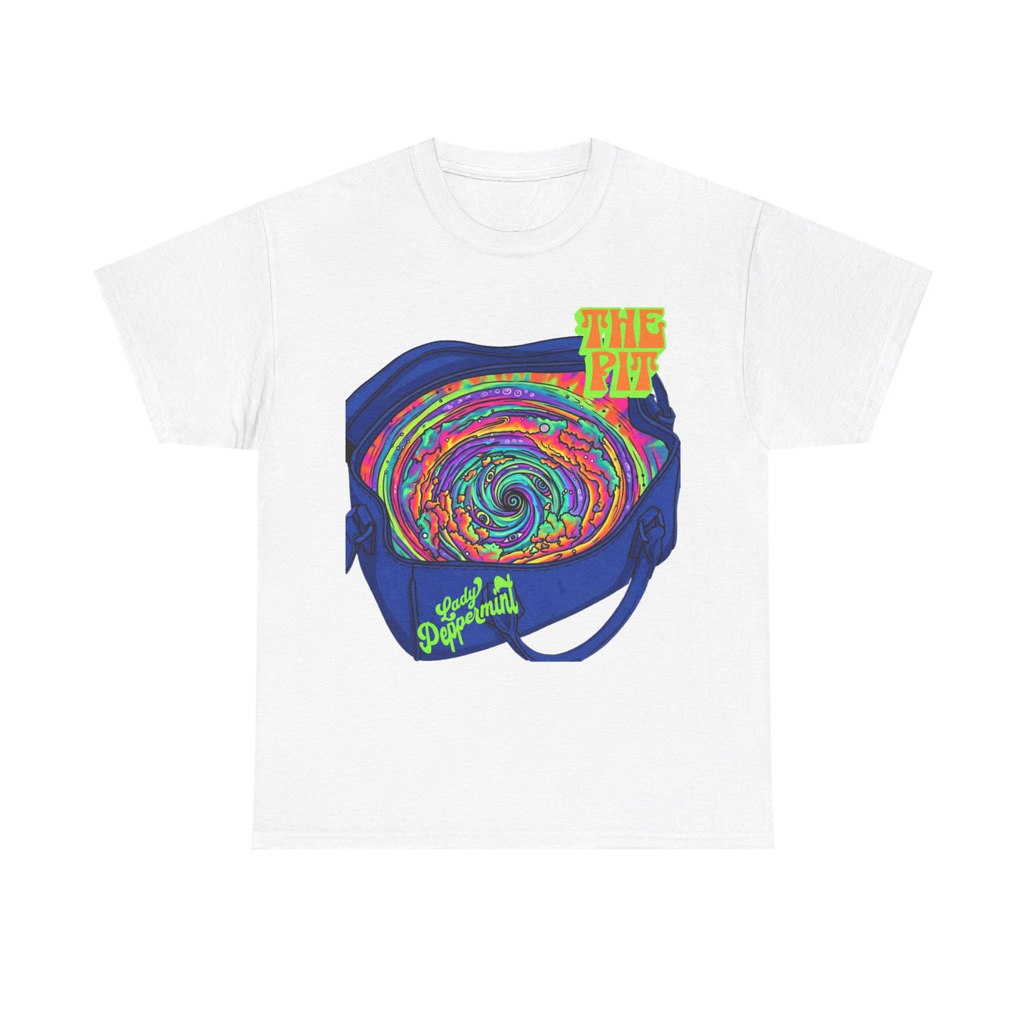 Psychedelic Swirl Concert Tee — "The Pit" Graphic T-Shirt