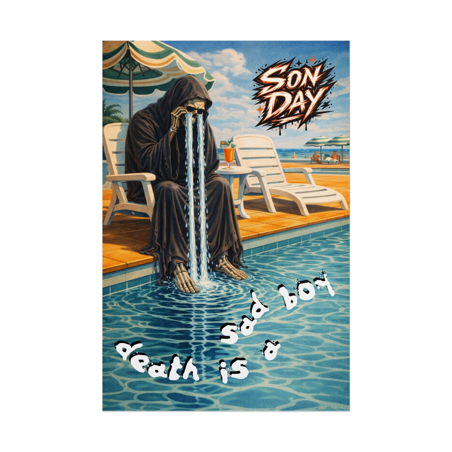 Death Is A Sad Boy - Son Day Poster