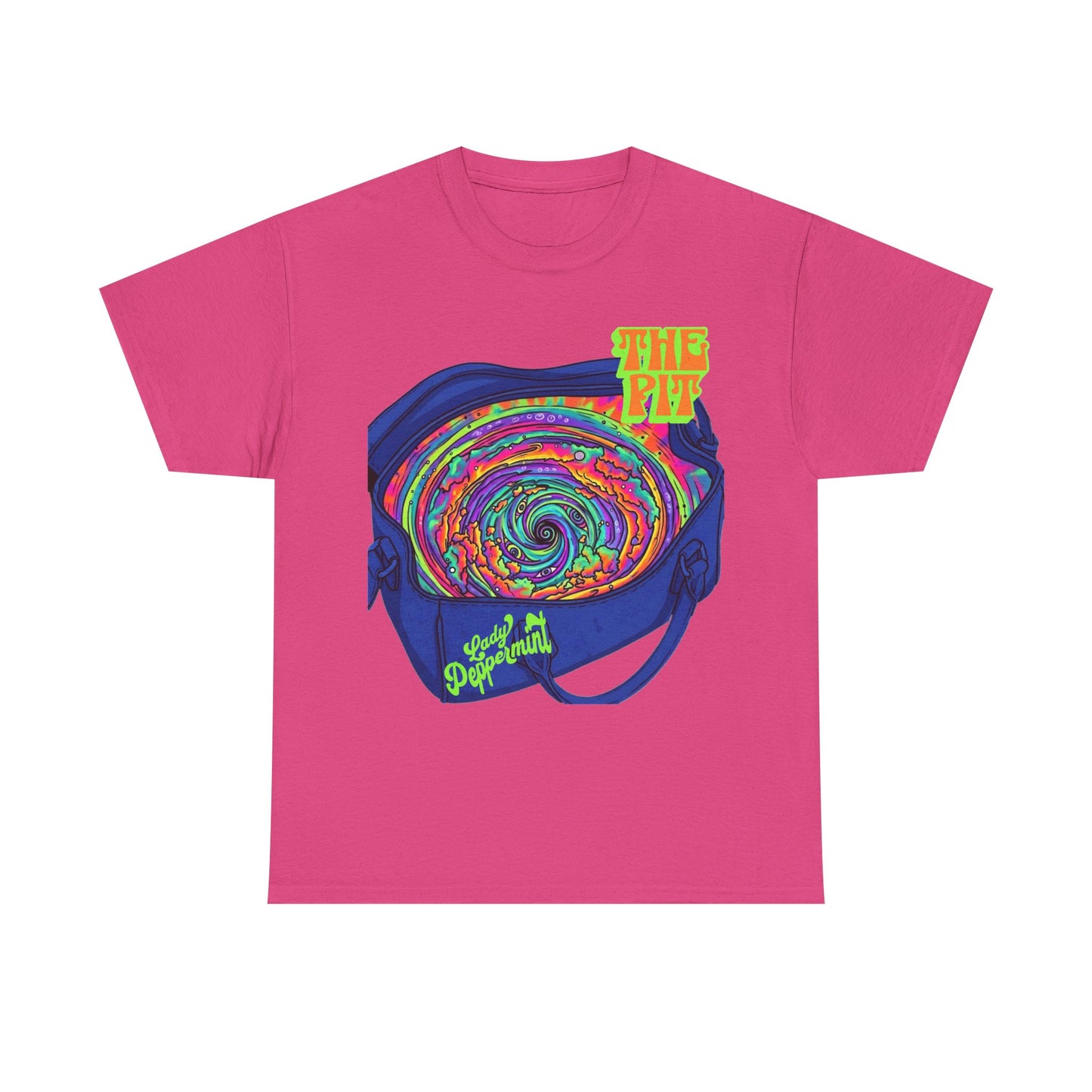 Psychedelic Swirl Concert Tee — "The Pit" Graphic T-Shirt