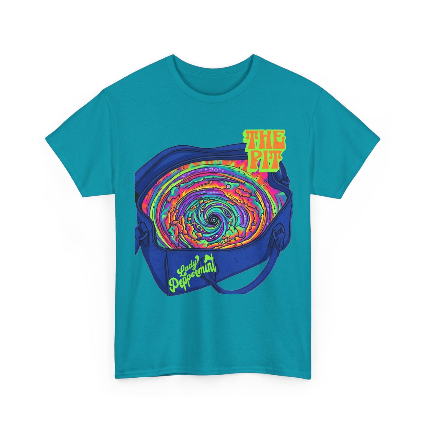 Psychedelic Swirl Concert Tee — "The Pit" Graphic T-Shirt